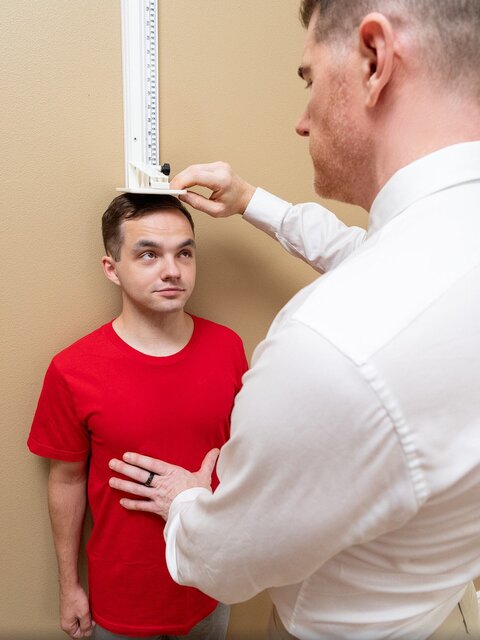 Dr. Legrand Wolf ultrasounds his huge dick in Marcus Rivers