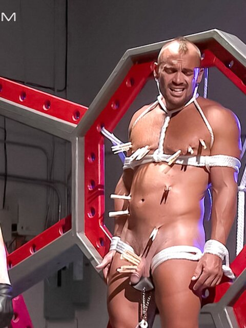 Poor Jessie Balboa screams loud when Dire Callahan pegs him