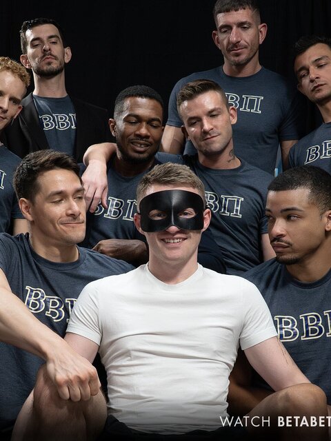 Kyle Harper gets gangbanged on sofa