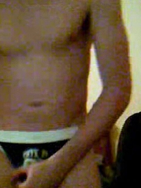 Trace jerks slim twink cock to creamy cumshot