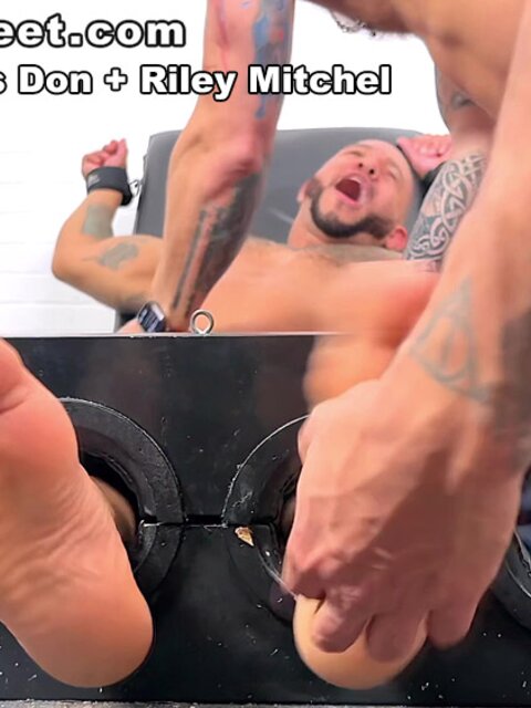 Rio 9rande gets tickled by Riley and Chris Don