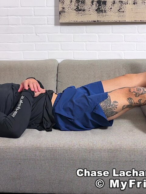 Killian Knox worships runner Chase LaChance’s sweaty socks