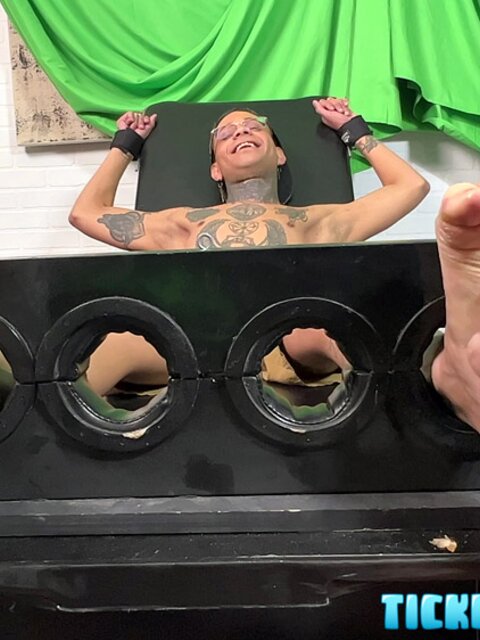 Justify blindfolded wytch boy super sensitive to tickles