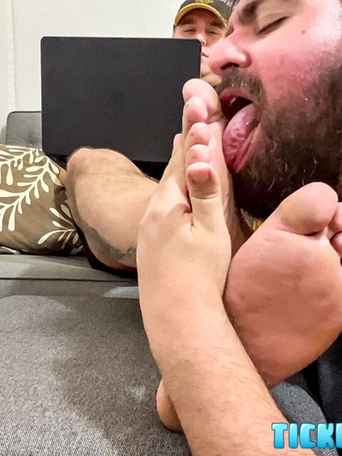 Nemo worships Matt’s sweaty socks and bare feet slow
