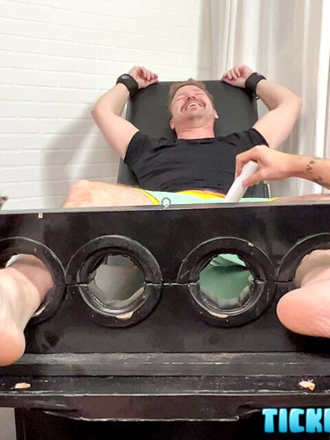 Ryder joins Matt to frenzy-tickle giggling Loborud again