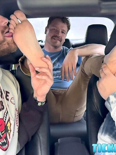 Loborud gets airport ride with sweaty double-sock foot worship