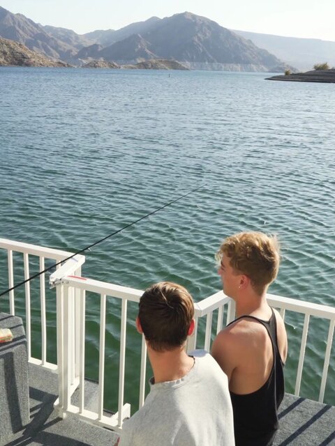 Johnny Rapid, Jesse Bolton and Cyrus Stark threeway at the lake