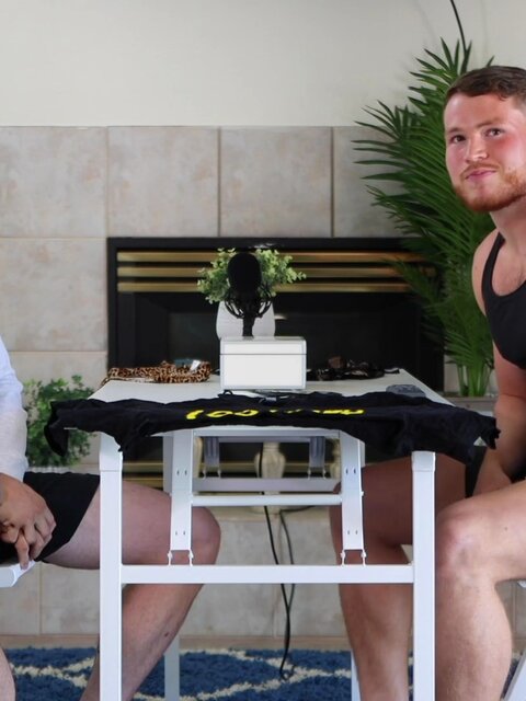 Jeremy Barker pops Canelo Ment’s cherry and makes him cum while fucked