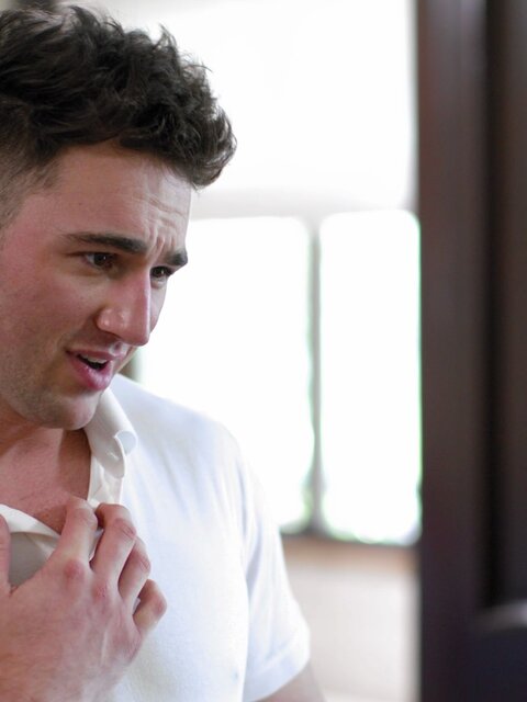 Michael Boston breeds nervous virgin Dylan Hayes