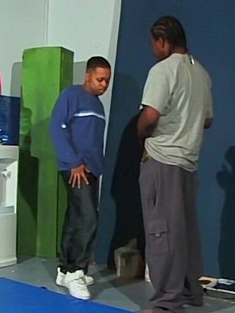 Street thugs Bobcat and Raydon spray their cum into each other holes