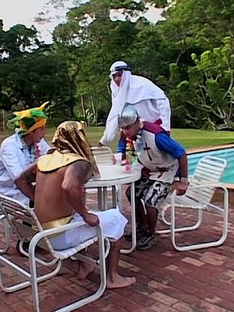 Alex Morales and Andre Dumont host wild outdoor Latino orgy