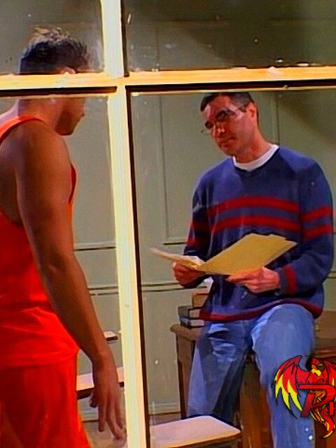 Star jock Mike Radcliffe breeds his coach Zachary Scott