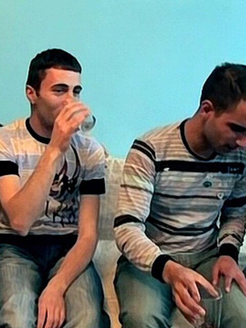 Filip and Marko tag-team two cock-hungry bottoms