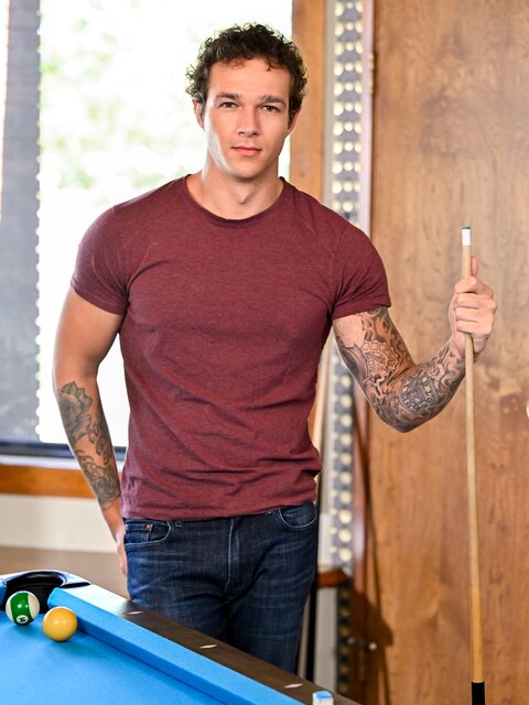 Justin Matthews and Jayden Marcos turn a friendly game of pool into naked strip billiards