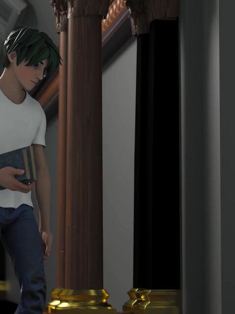 Kai Park spies on his new roommate Cian Lee getting fucked by Tom Harris