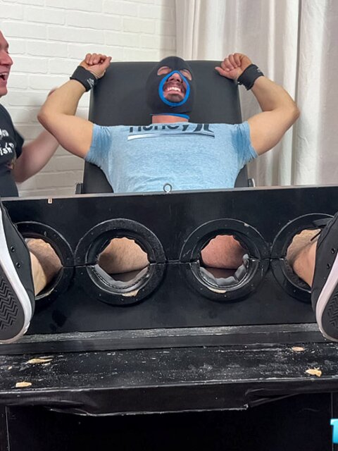 Alejandro gets double teamed and tickled senseless by Ryder and Matt