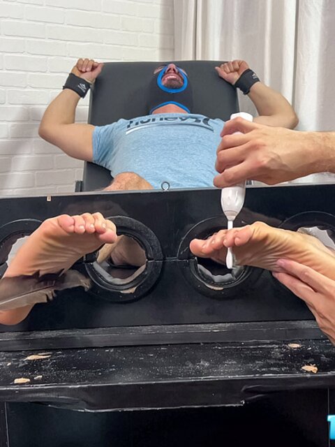 Alejandro gets double teamed and tickled senseless by Ryder and Matt