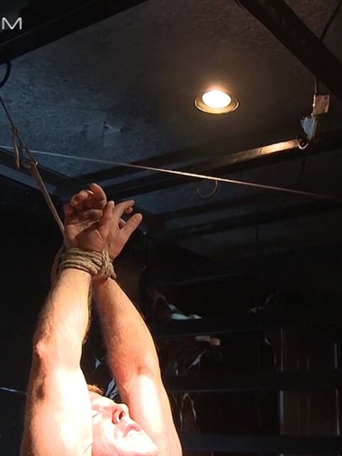 Derek Pain suffers intense electro torment while Master Mulengro watches him squirm