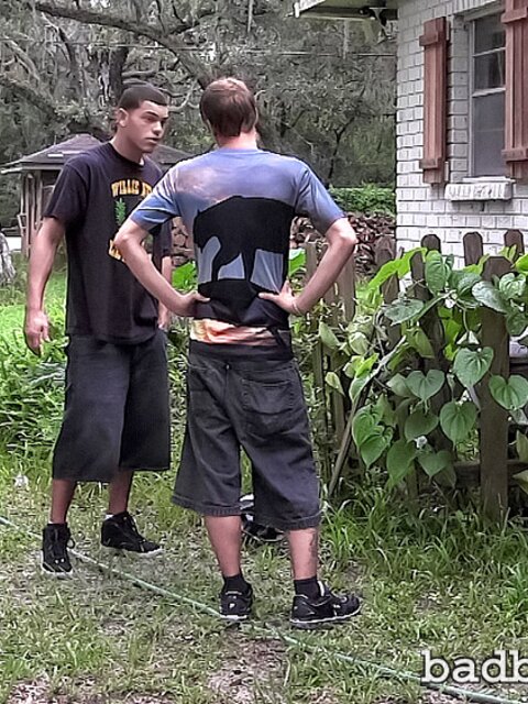 Blaze Maxwell catches RB White stealing and teaches him a lesson with rope and hard cock