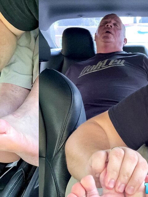 GottaluvBB tickles and worships Matt's bare feet before making him squirm for more