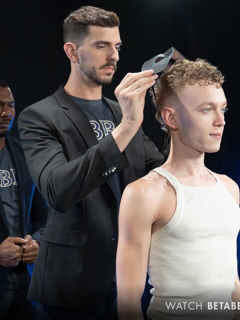 Sean Xavier drills and breeds the submissive pale ass of pledge Lucky Banks