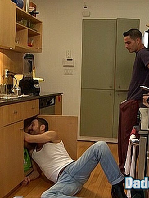 Richie Sabatini drives his hard young cock deep inside plumber Bryan Slater raw