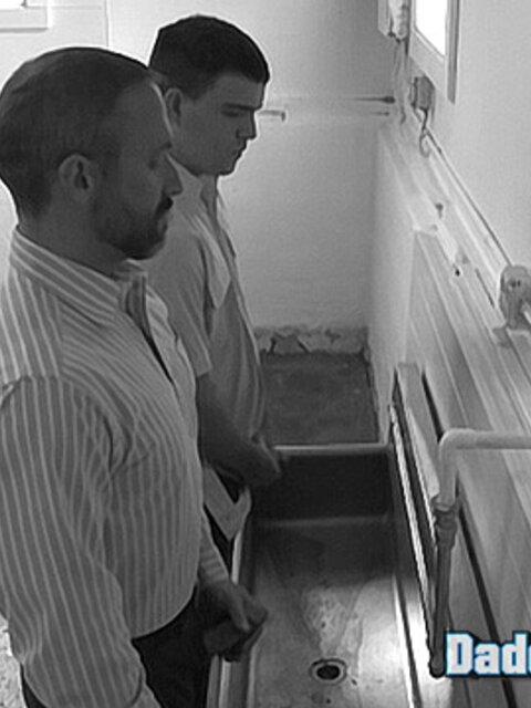 Officers Andrew Fitch and Johnny Hazzard bust Dirk Caber and Rex Dakota