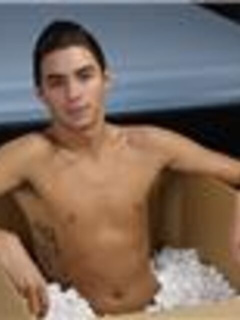 Colby Chambers unwraps Malachai Luciano as a remote controlled birthday surprise
