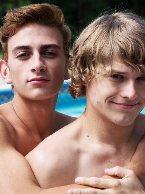Scotty Knox finally gets Robin Moore alone and takes him hard by the pool