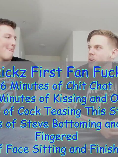 Steve Rickz invites one devoted fan over and turns the meeting into hard sex