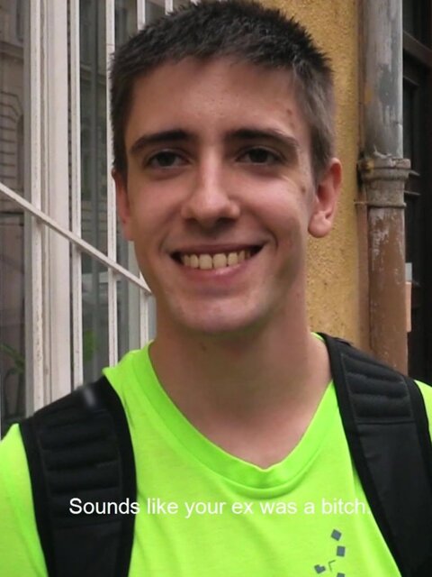 A bi Prague student shows off intense mouth and ass skills in bed