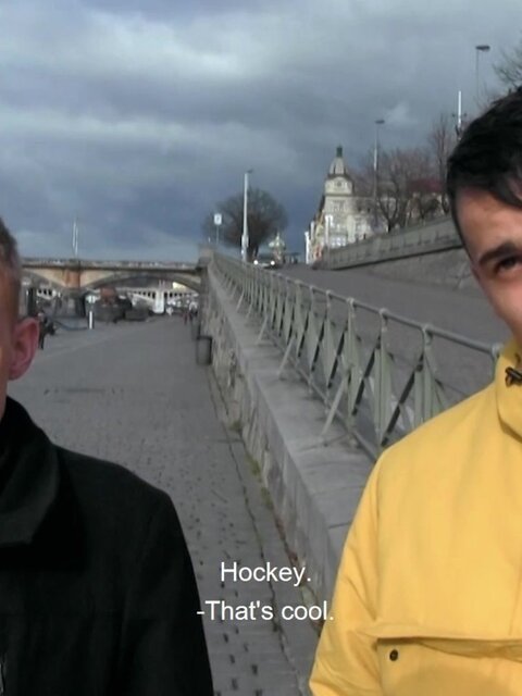 Kelvin and David join a POV host for an intense riverbank threesome