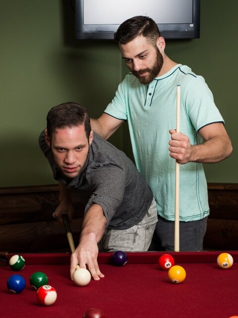 Tommy Defendi and Wolf Hudson swap deep blowjobs before a hard flip fuck