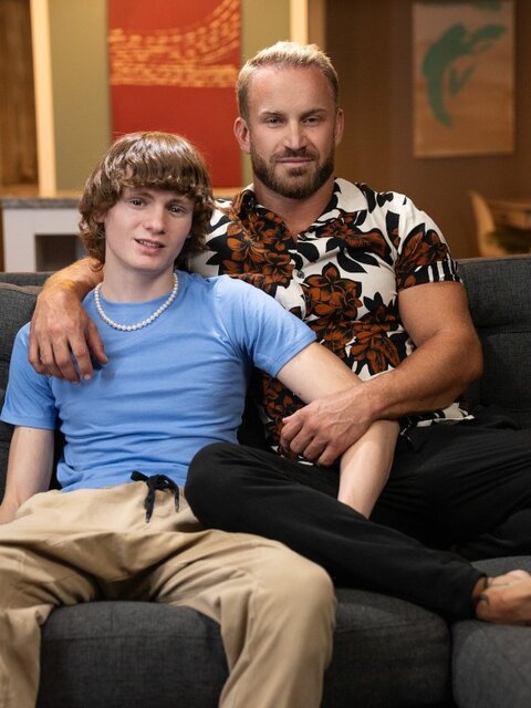 Spikey Dee sneaks off to get fucked by his boyfriend hot uncle Bruce Jones