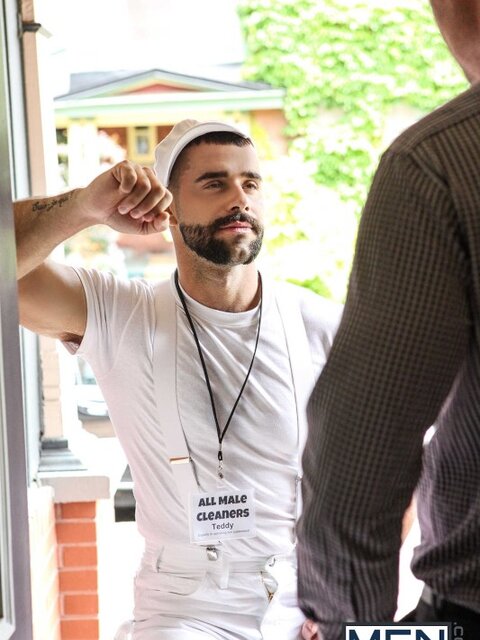Beau Reed tests Teddy Torres new dress code during a heated home office hookup