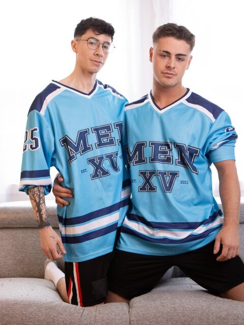 Vincent O'Reilly and Cole Black sneak away from game night for kitchen sex
