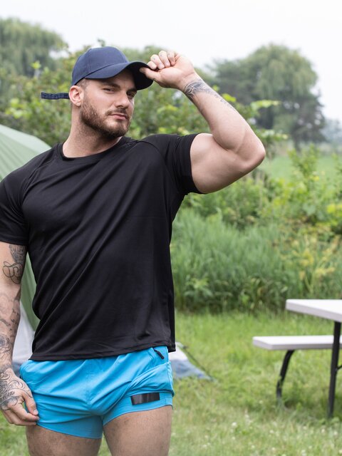 William Seed double books a campsite with Tim James and fucks him on the grass