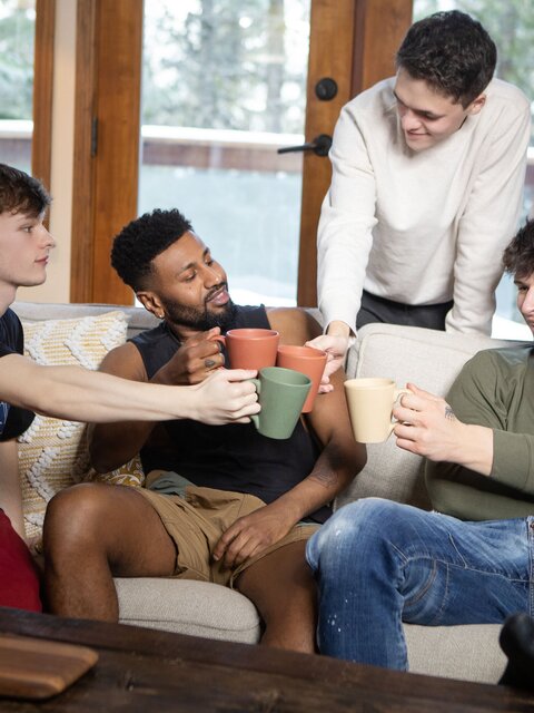Troye Dean Braxton Cruz and jealous friends turn a mountain trip into group sex