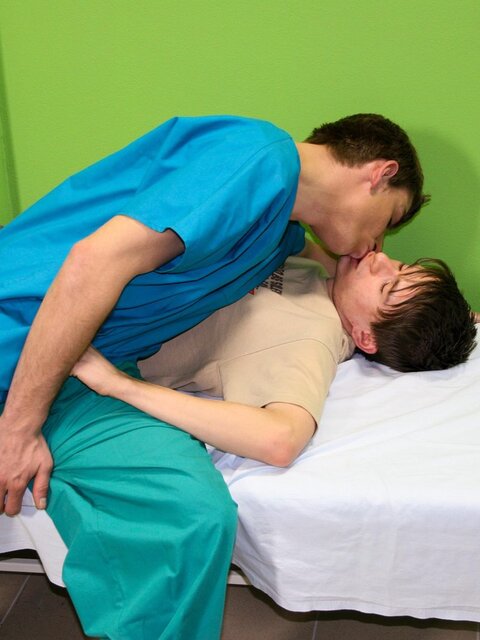 Lucky boy gets shagged by a doctor